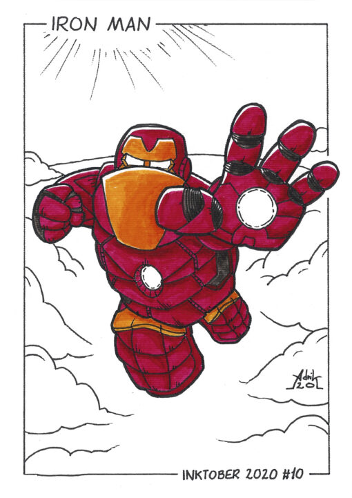 Print Inktober 2020 Iron Man